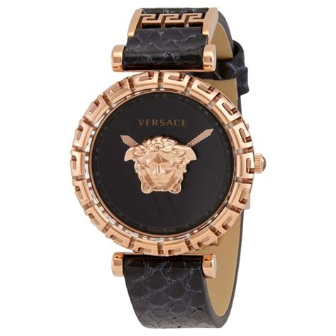 Women's Palazzo Empire Leather Black Dial Watch